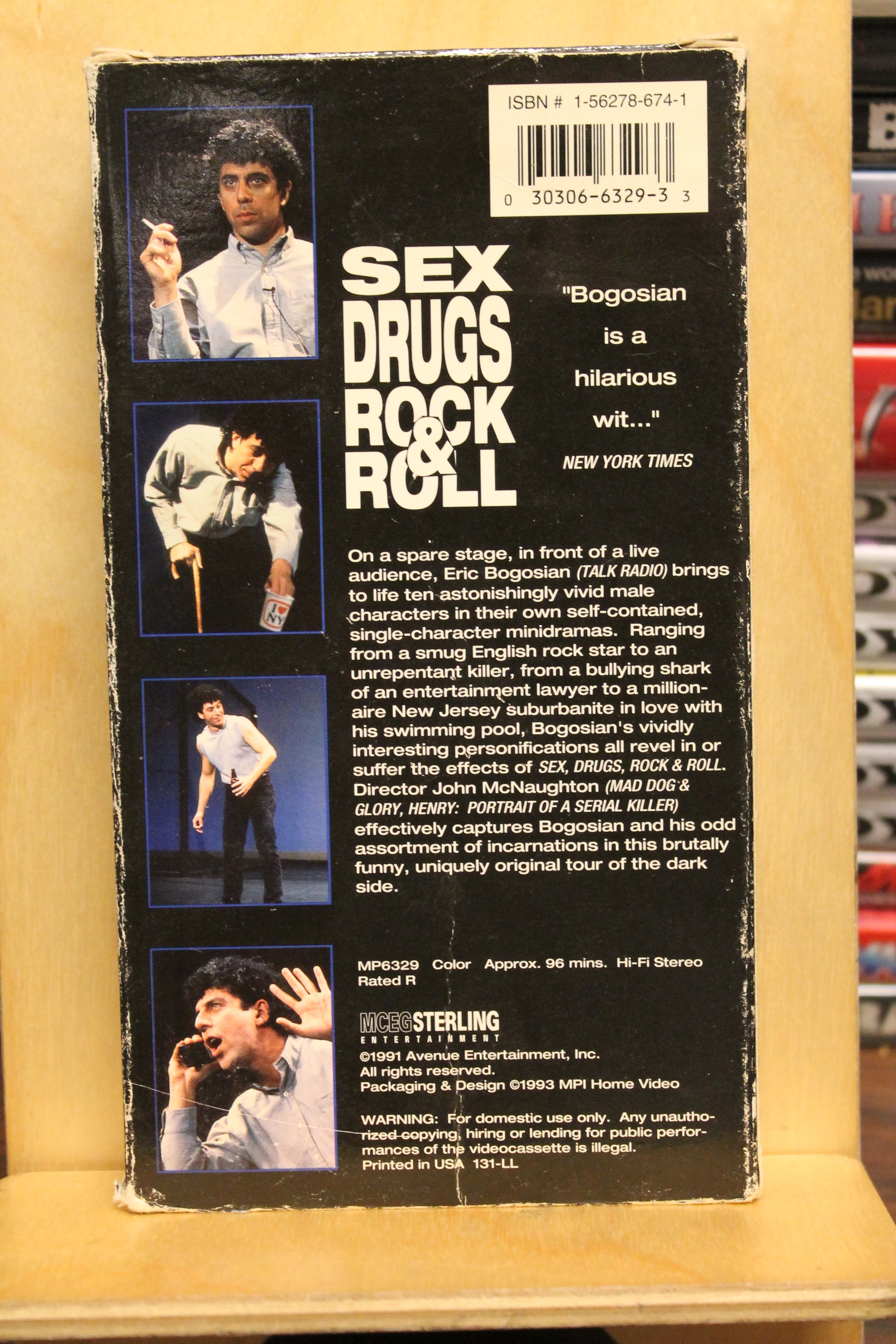 Sex, Drugs, Rock & Roll VHS