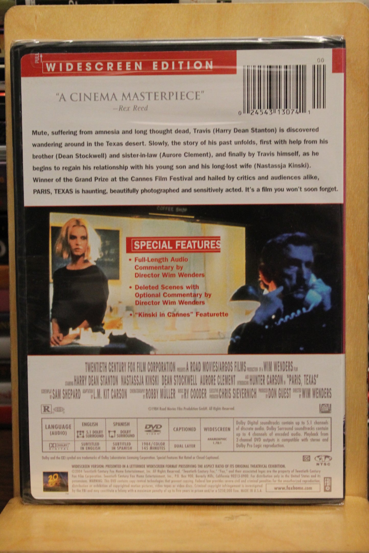 Paris, Texas DVD