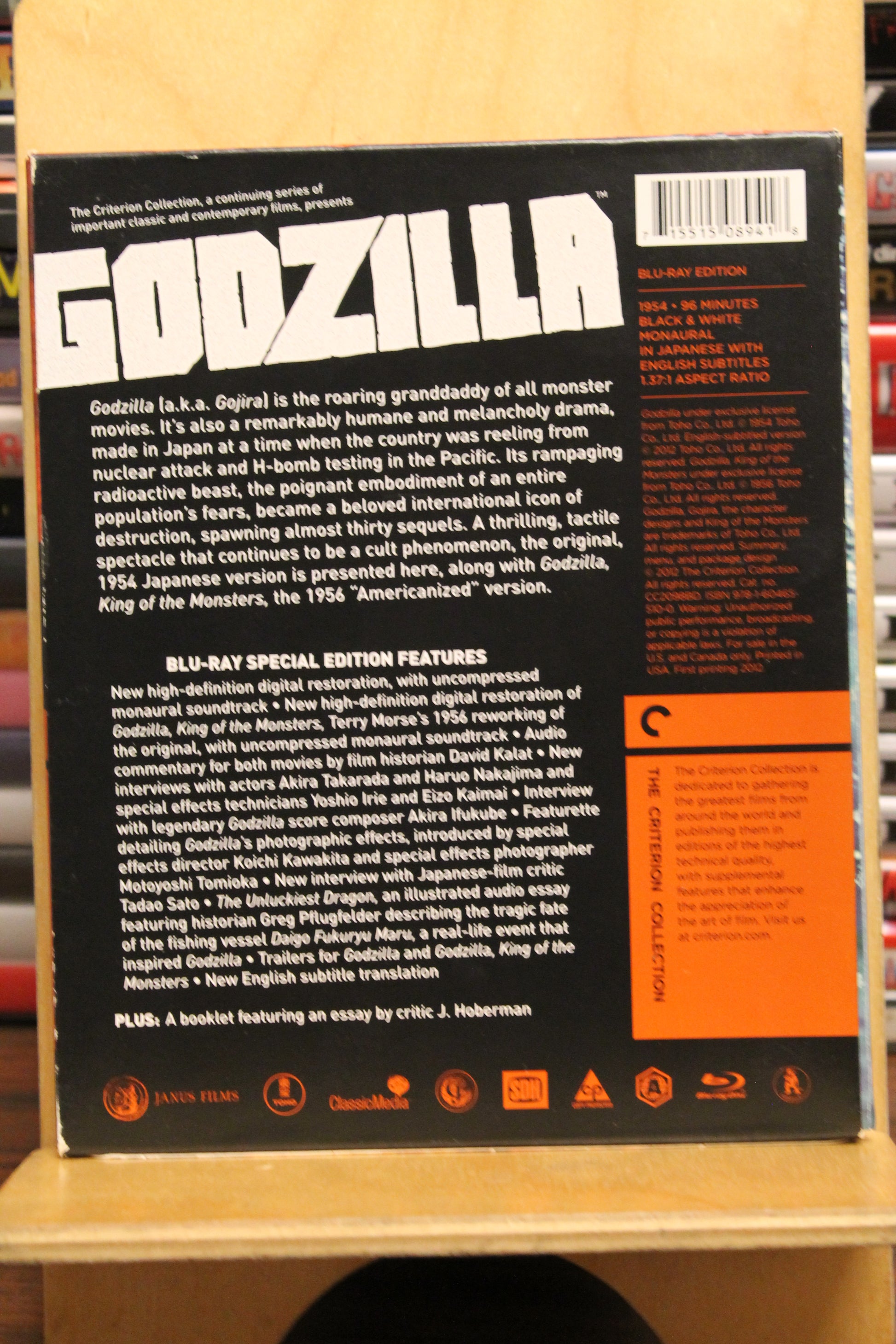 Godzilla Blu-ray