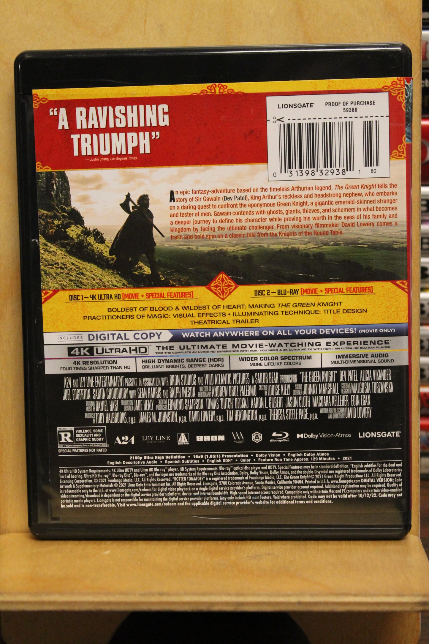 The Green Knight 4K UHD