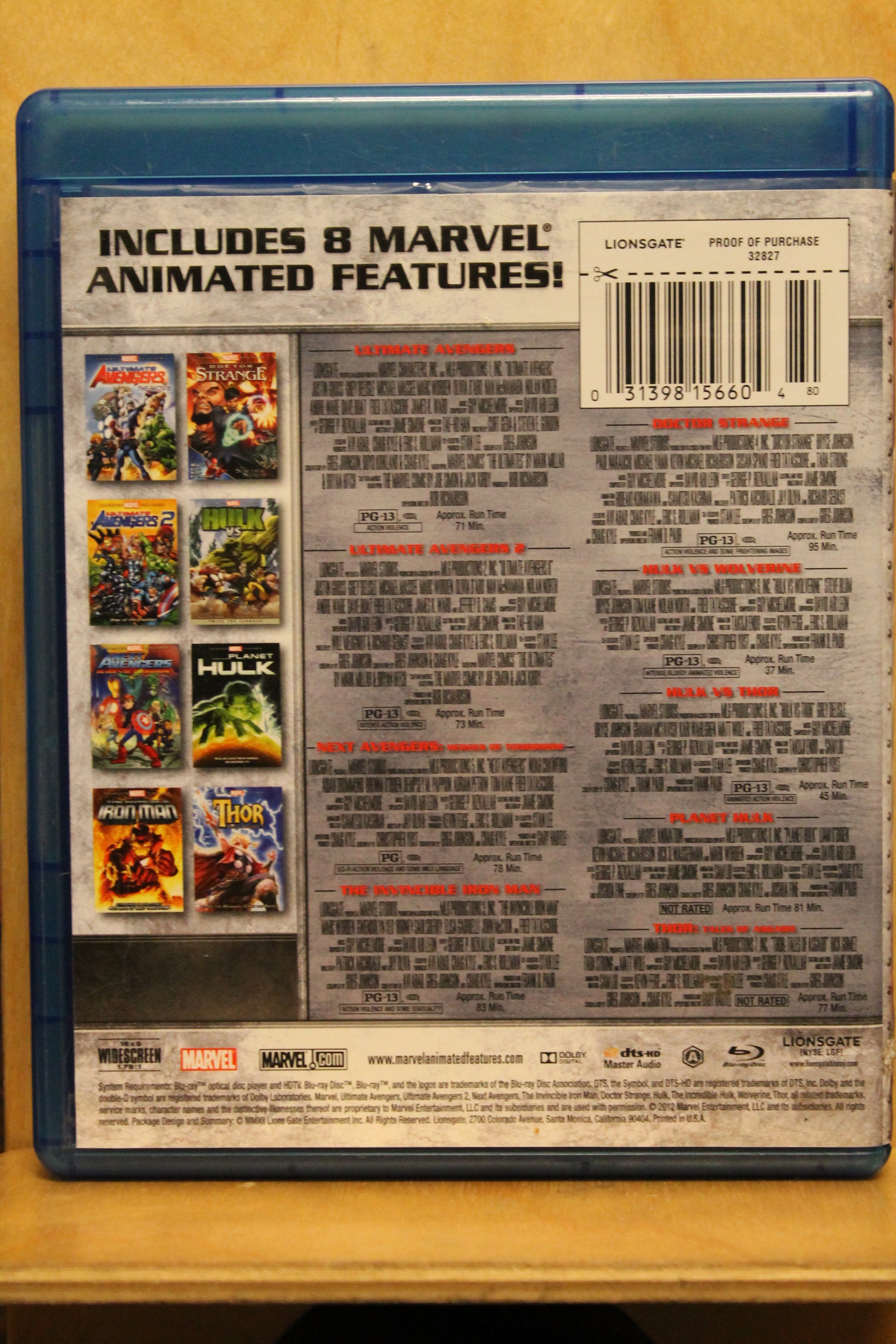 Ultimate Avengers: The Movie Blu-ray