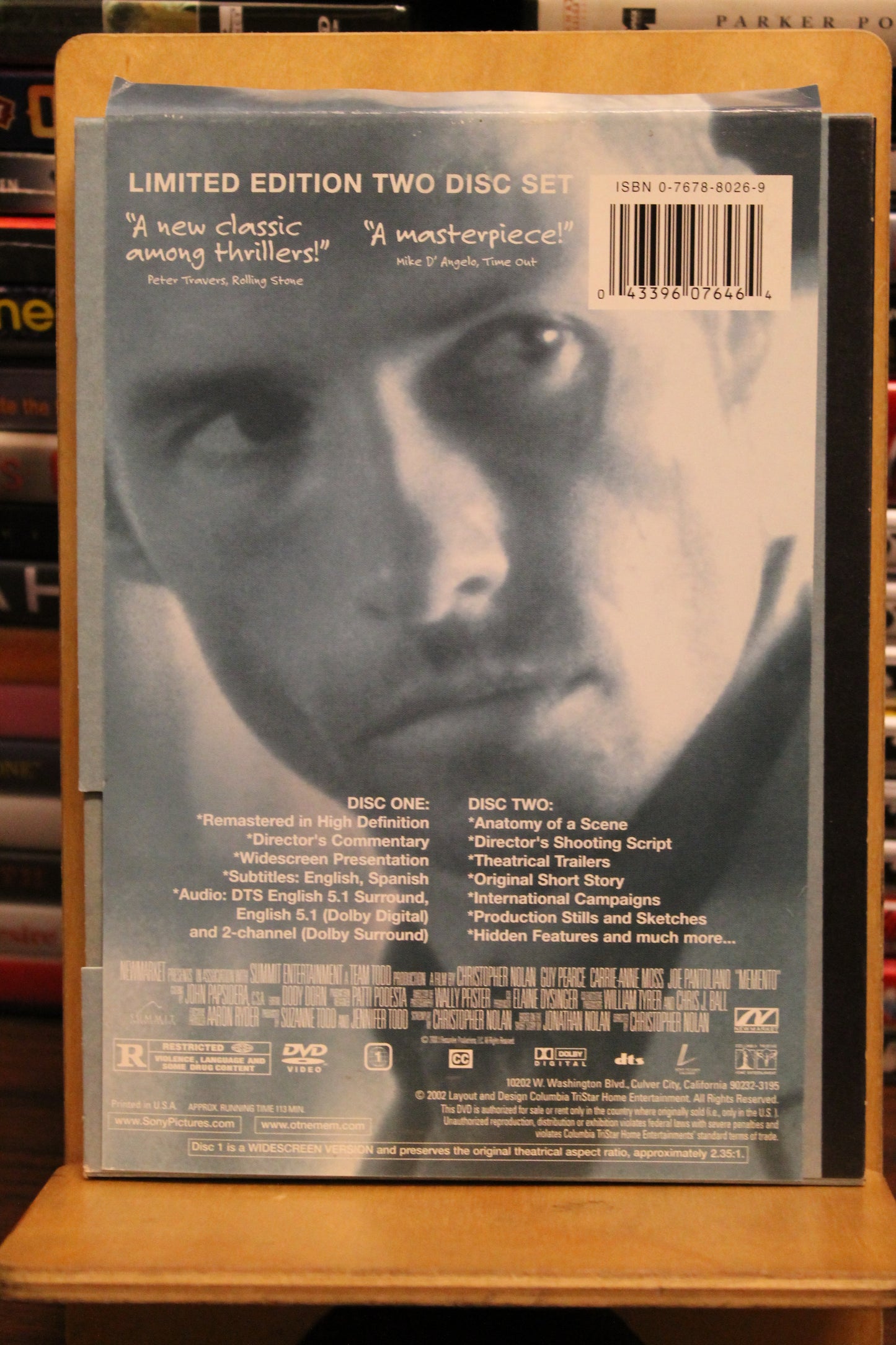 Memento DVD