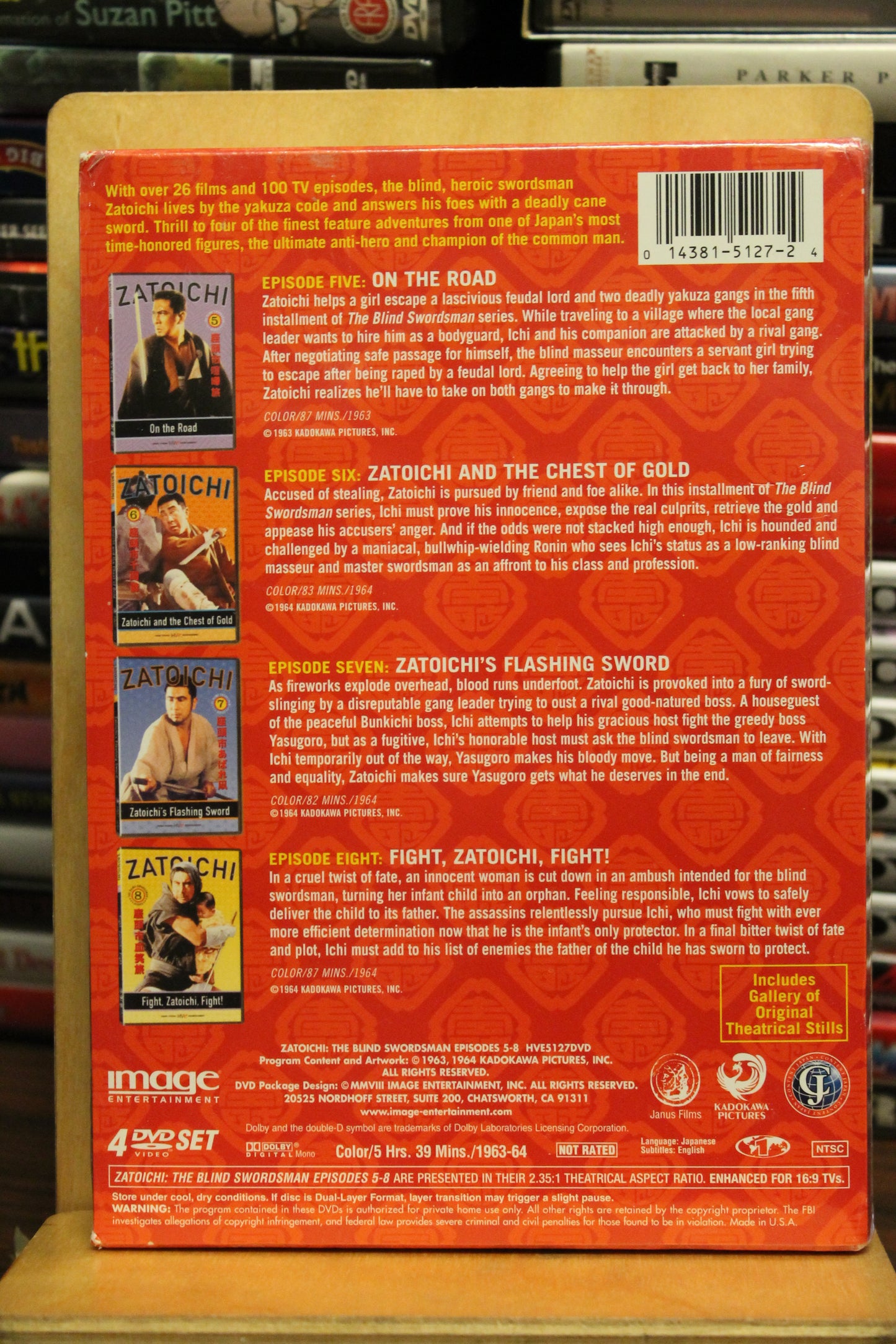 Zatoichi on the Road DVD