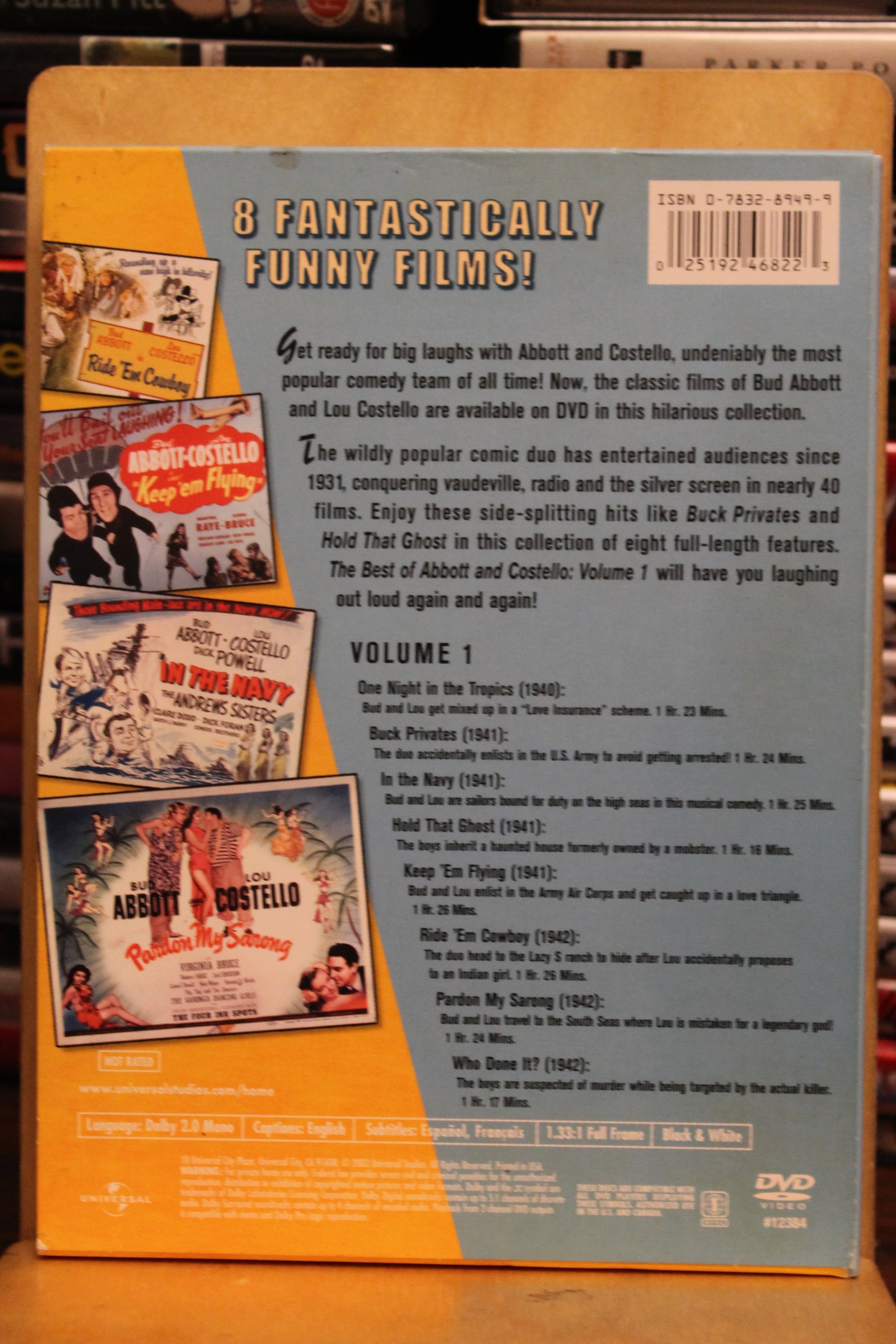 One Night in the Tropics DVD