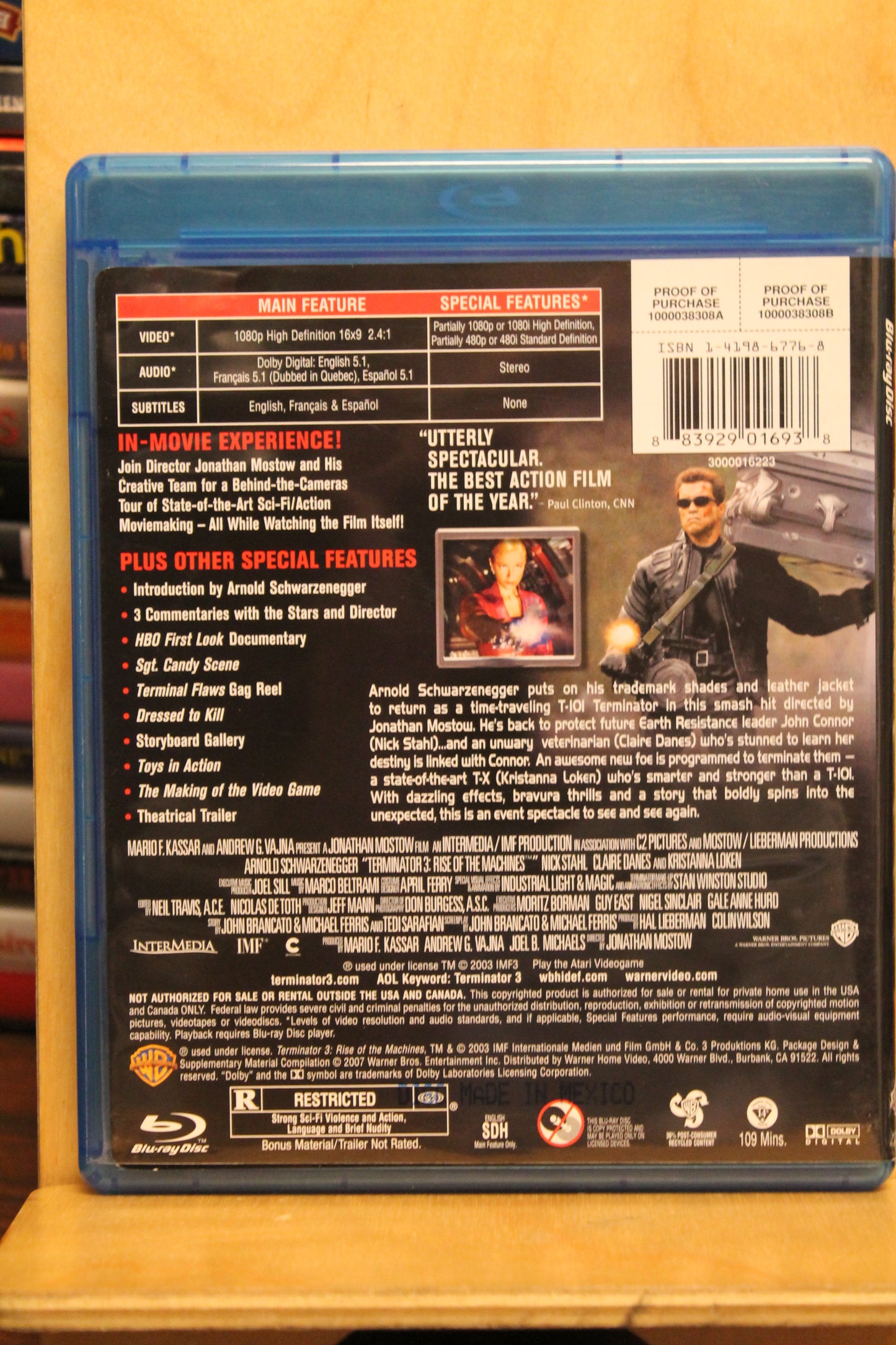 Terminator 3: Rise of the Machines Blu-ray