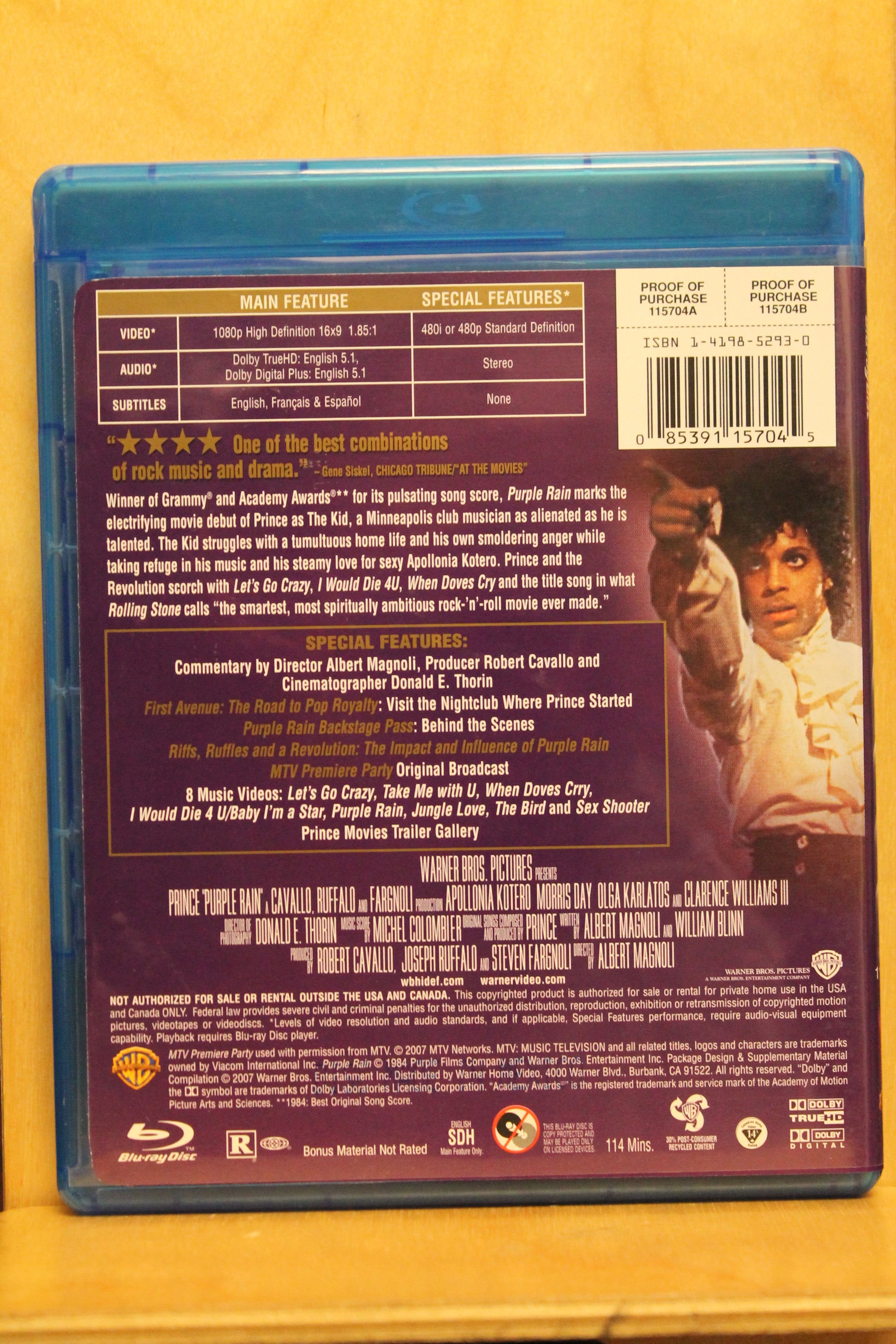 Purple Rain Blu-ray