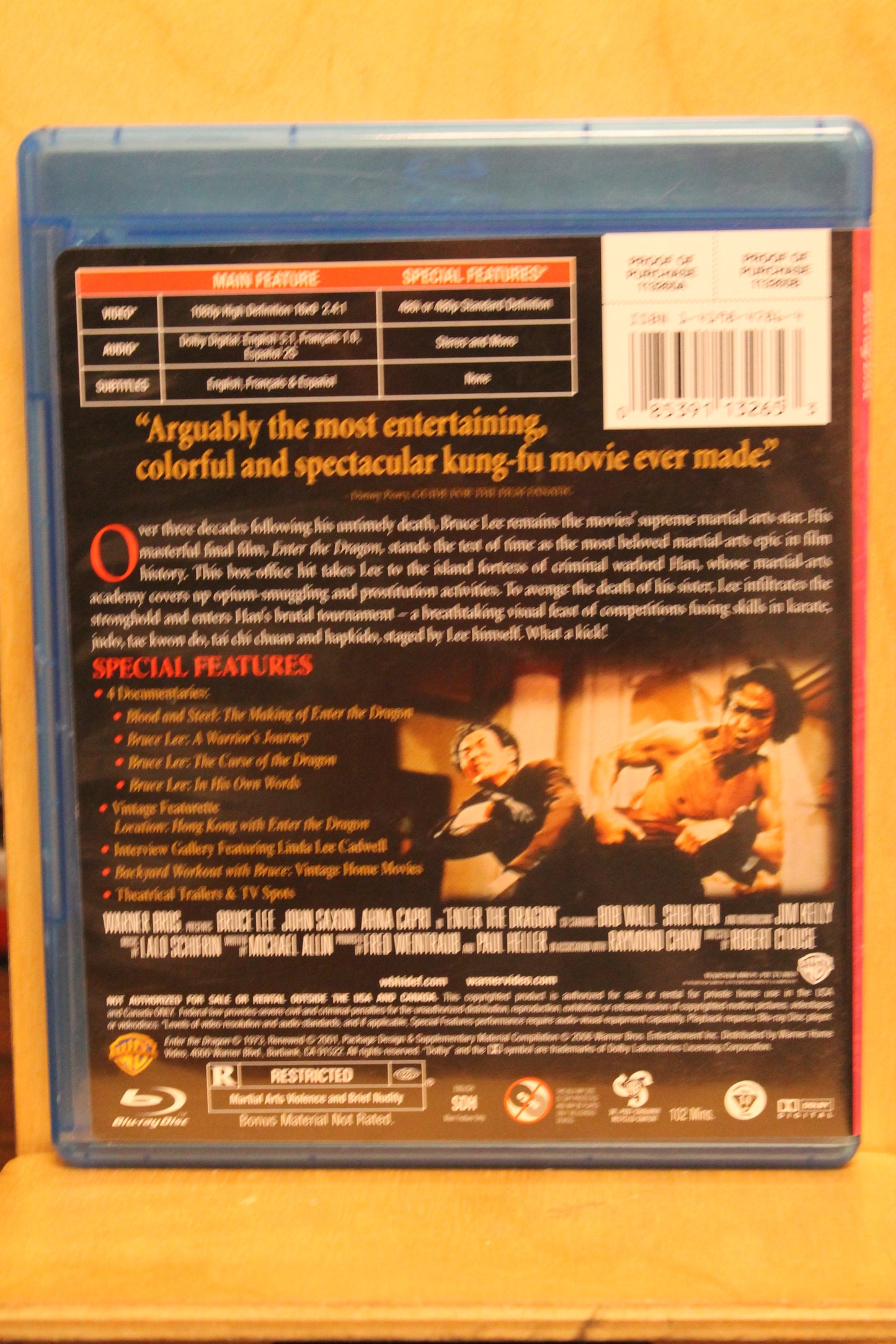 Enter the Dragon Blu-ray