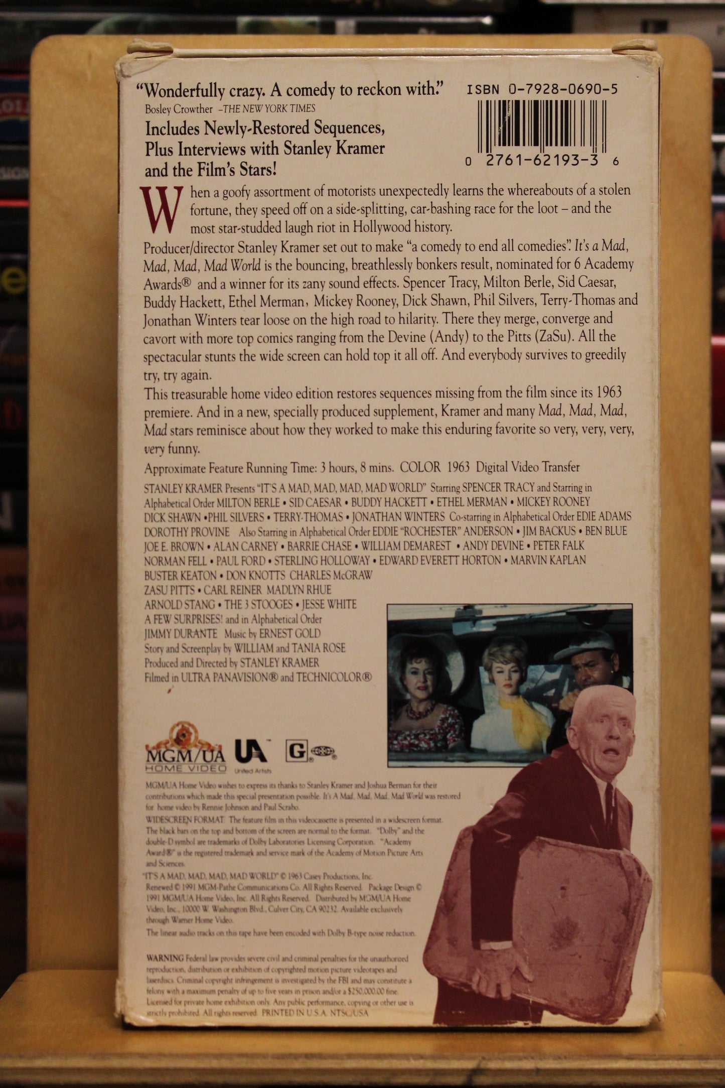 It's a Mad, Mad, Mad, Mad World VHS