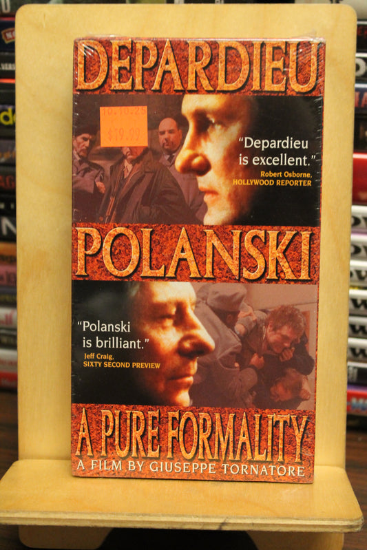 A Pure Formality VHS