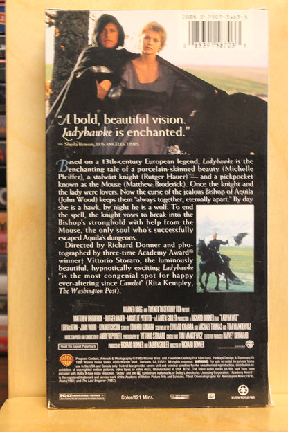 Ladyhawke VHS