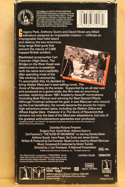 The Guns of Navarone VHS