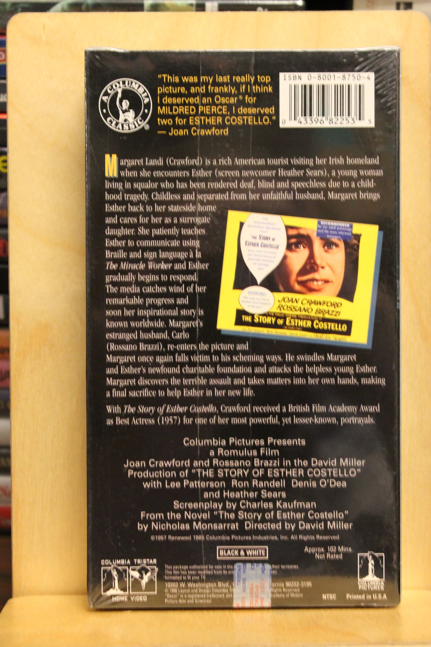 The Story of Esther Costello VHS