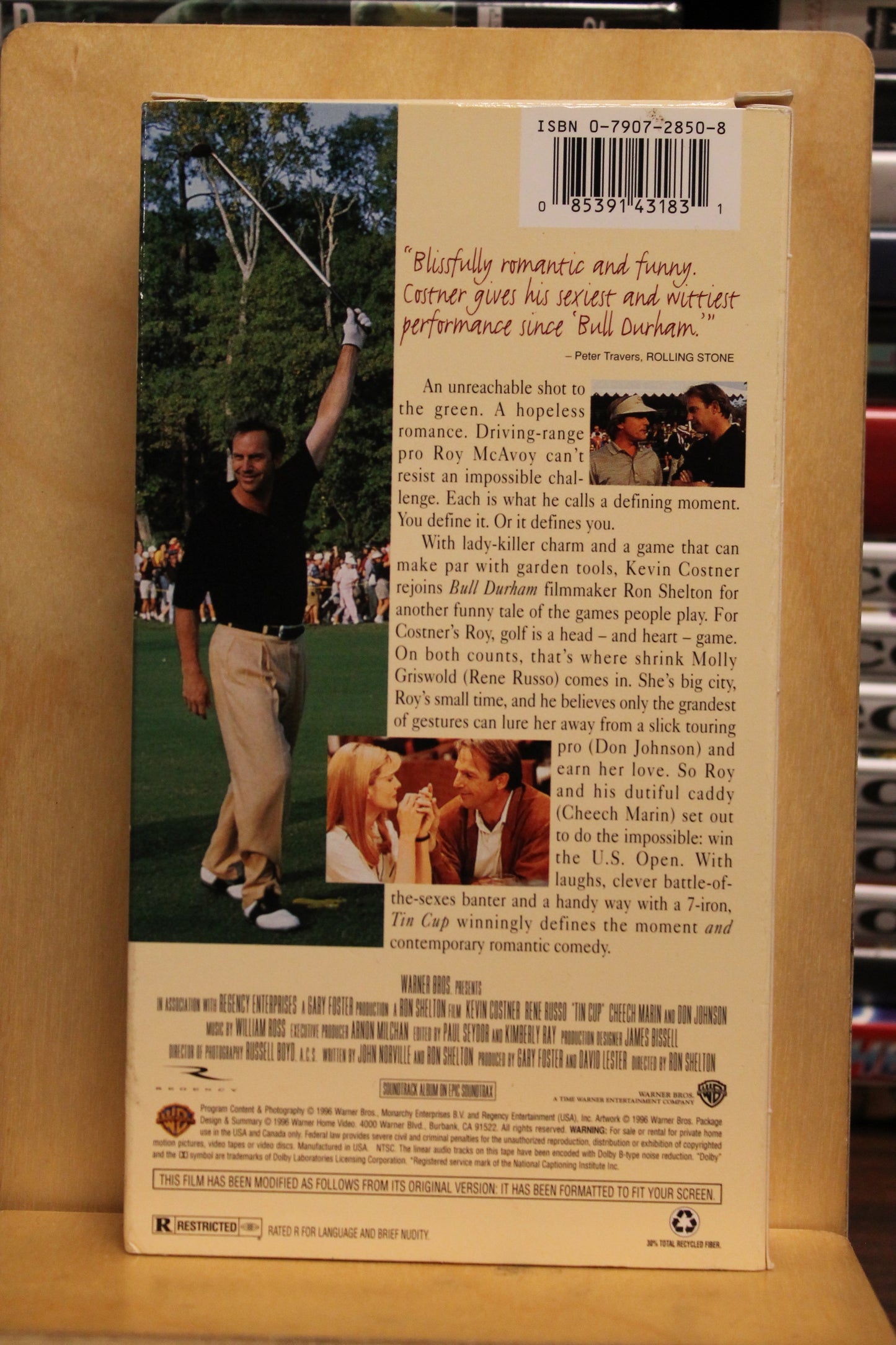 Tin Cup VHS