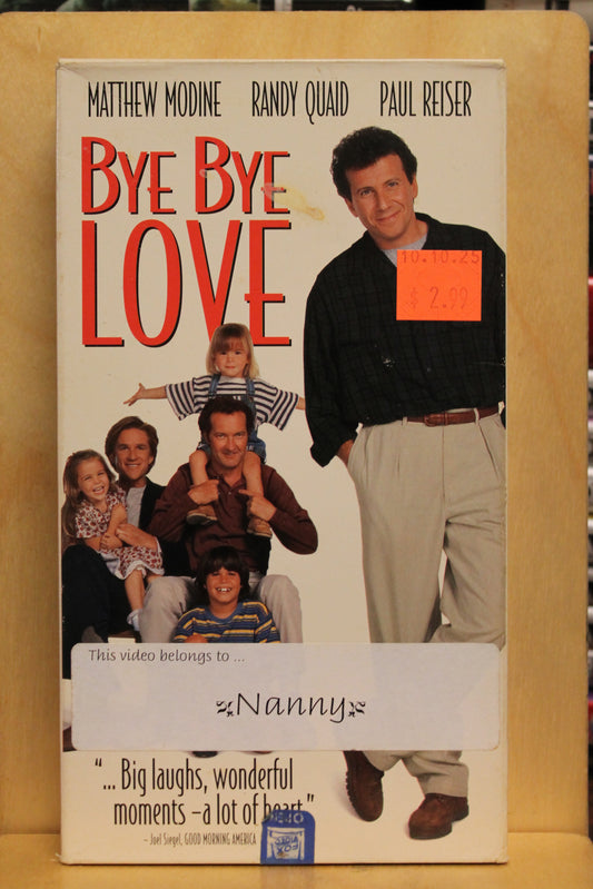 Bye Bye Love VHS