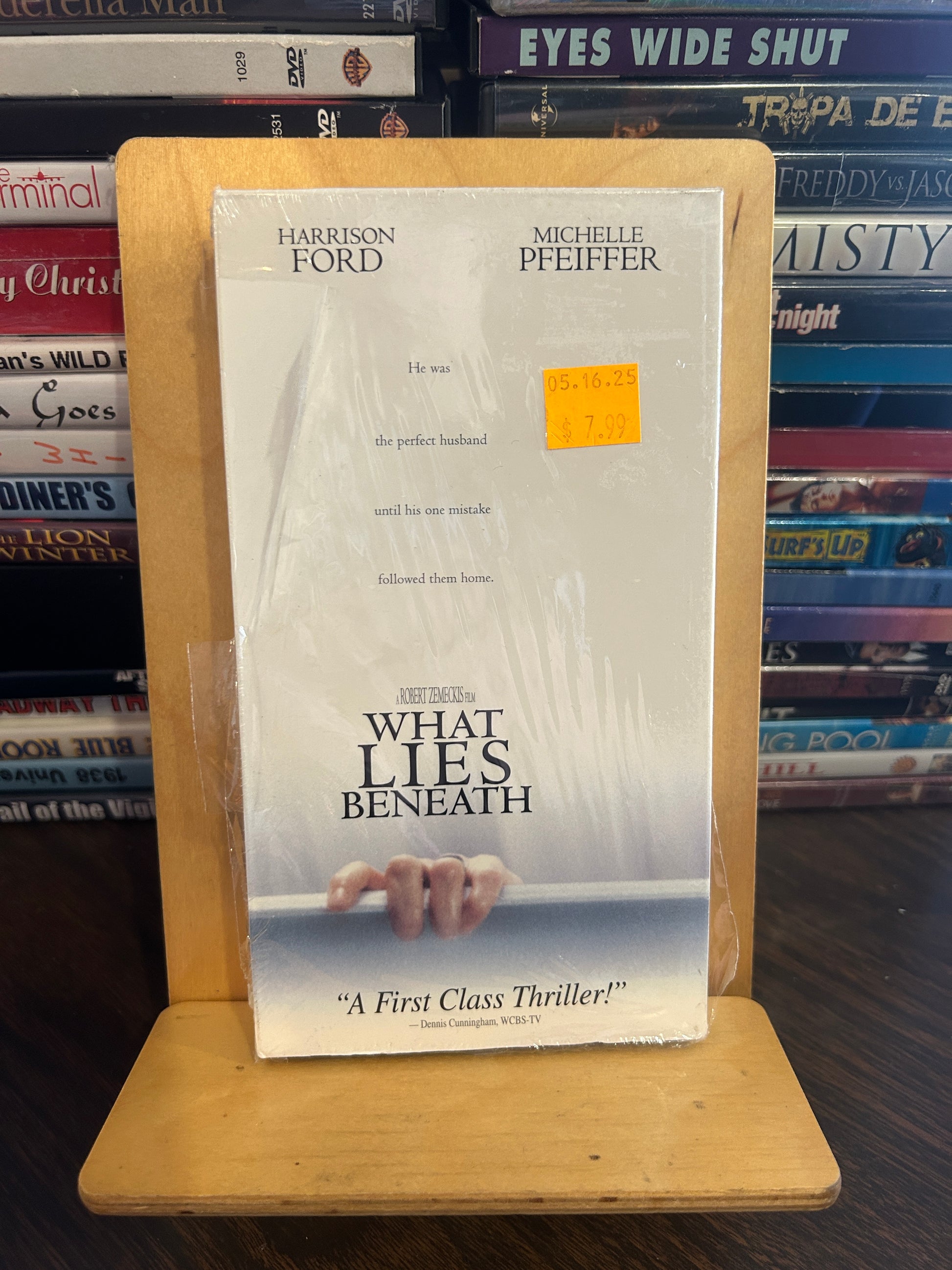 What Lies Beneath VHS