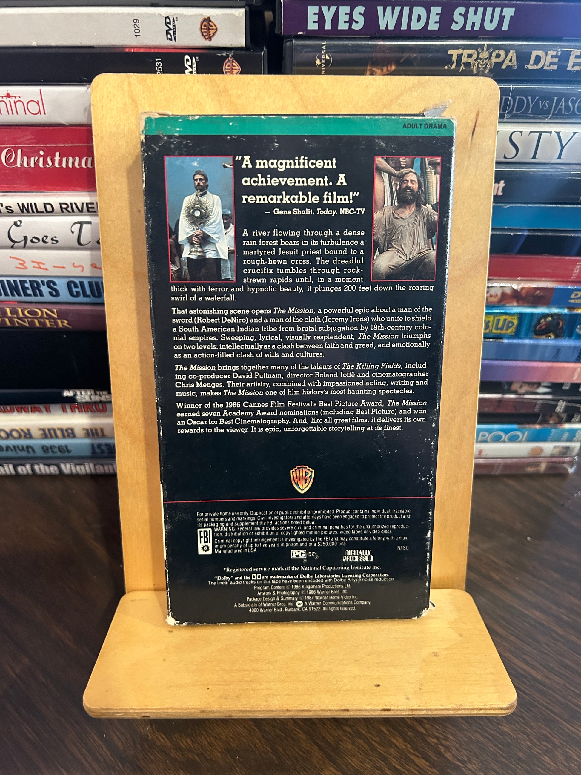 The Mission VHS