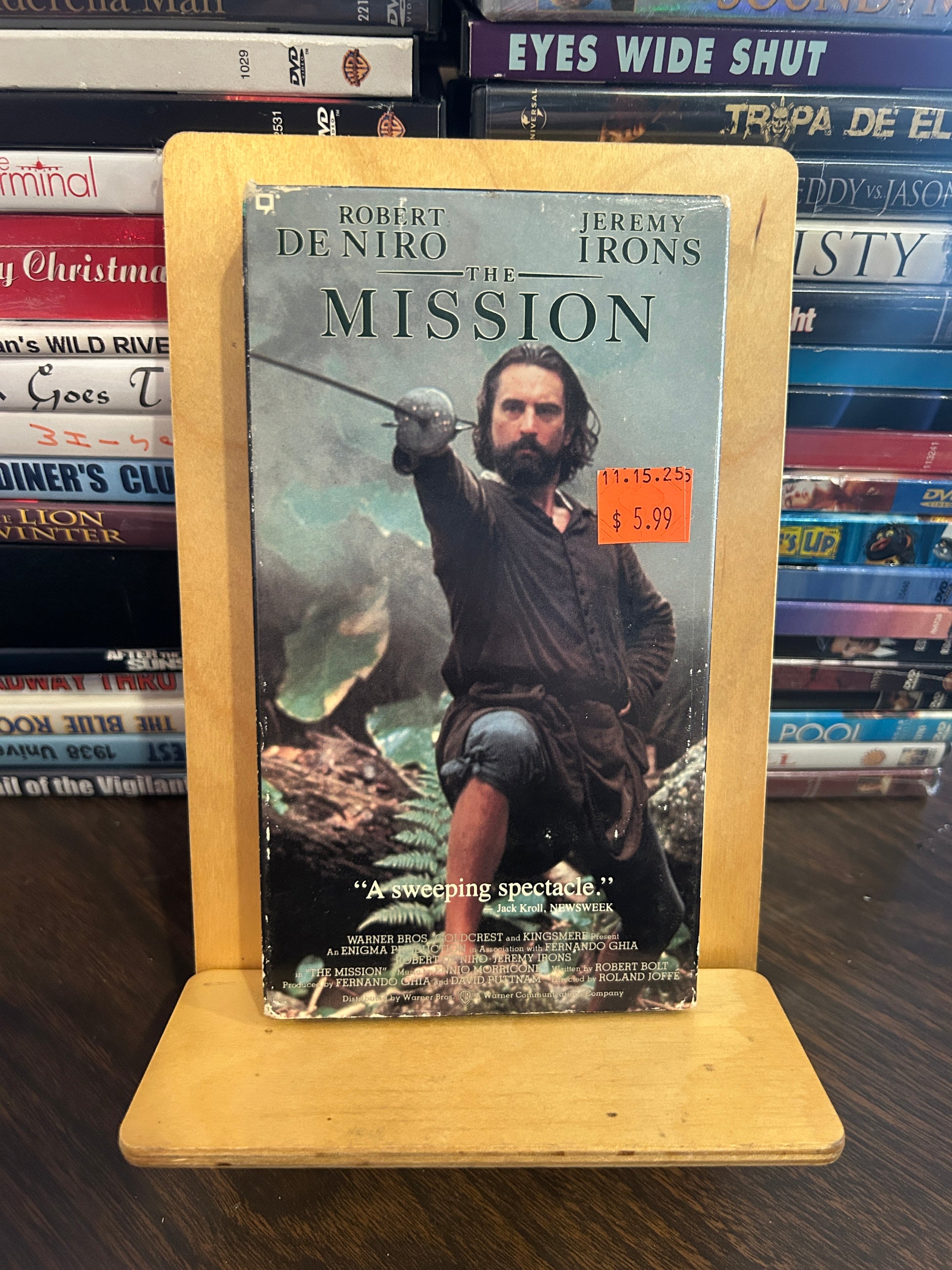 The Mission VHS