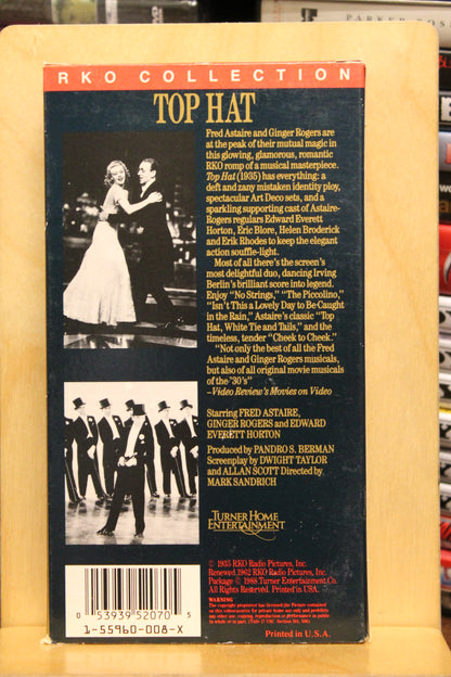 Top Hat VHS