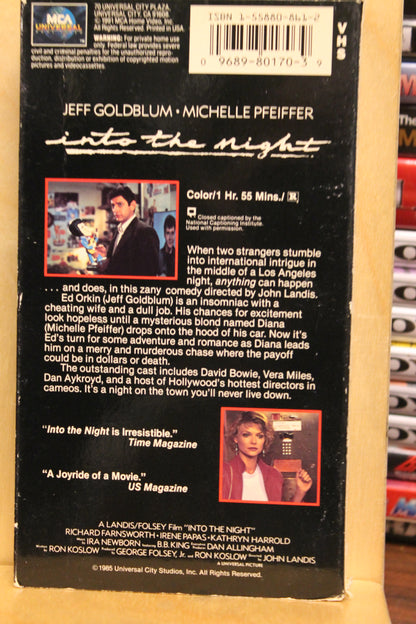 Into the Night VHS