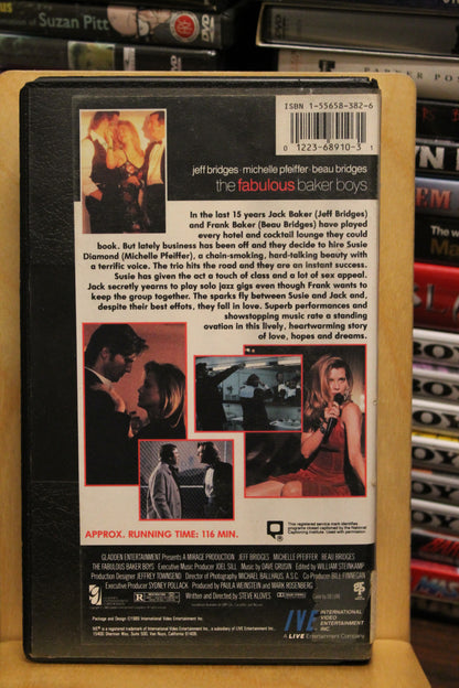 The Fabulous Baker Boys VHS