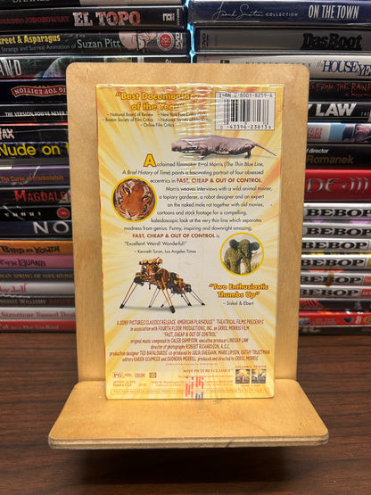 Fast, Cheap & Out of Control VHS