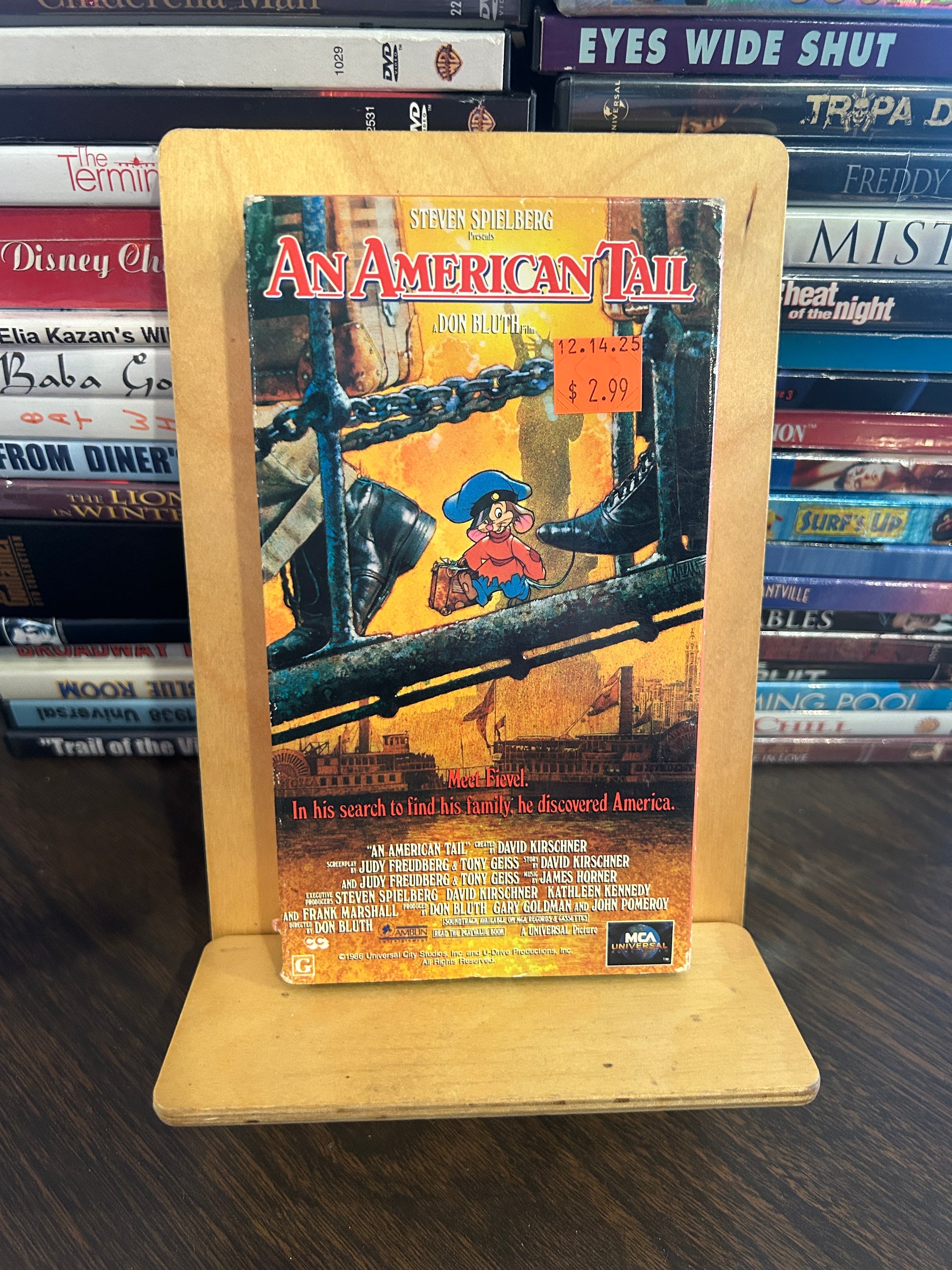 An American Tail VHS