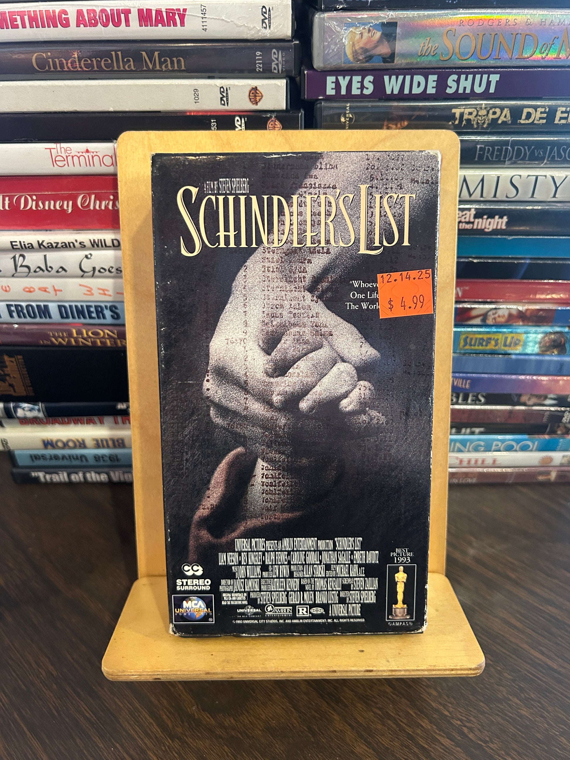 Schindler's List VHS