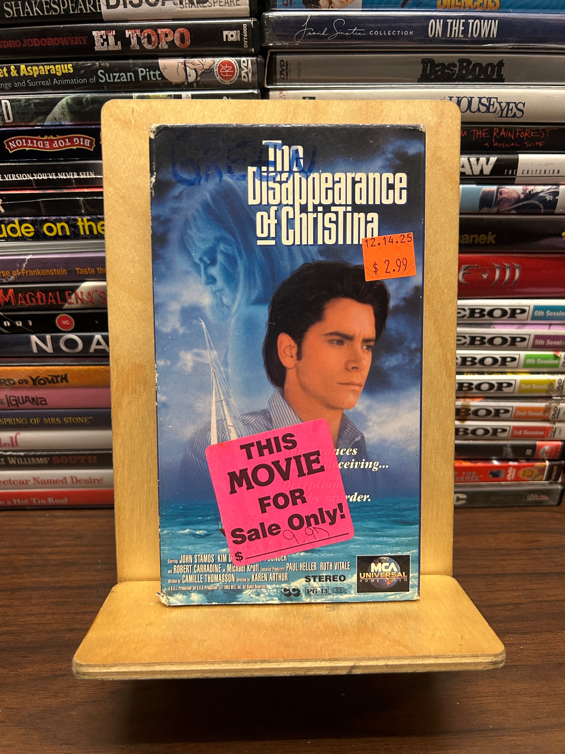 The Disappearance of Christina VHS