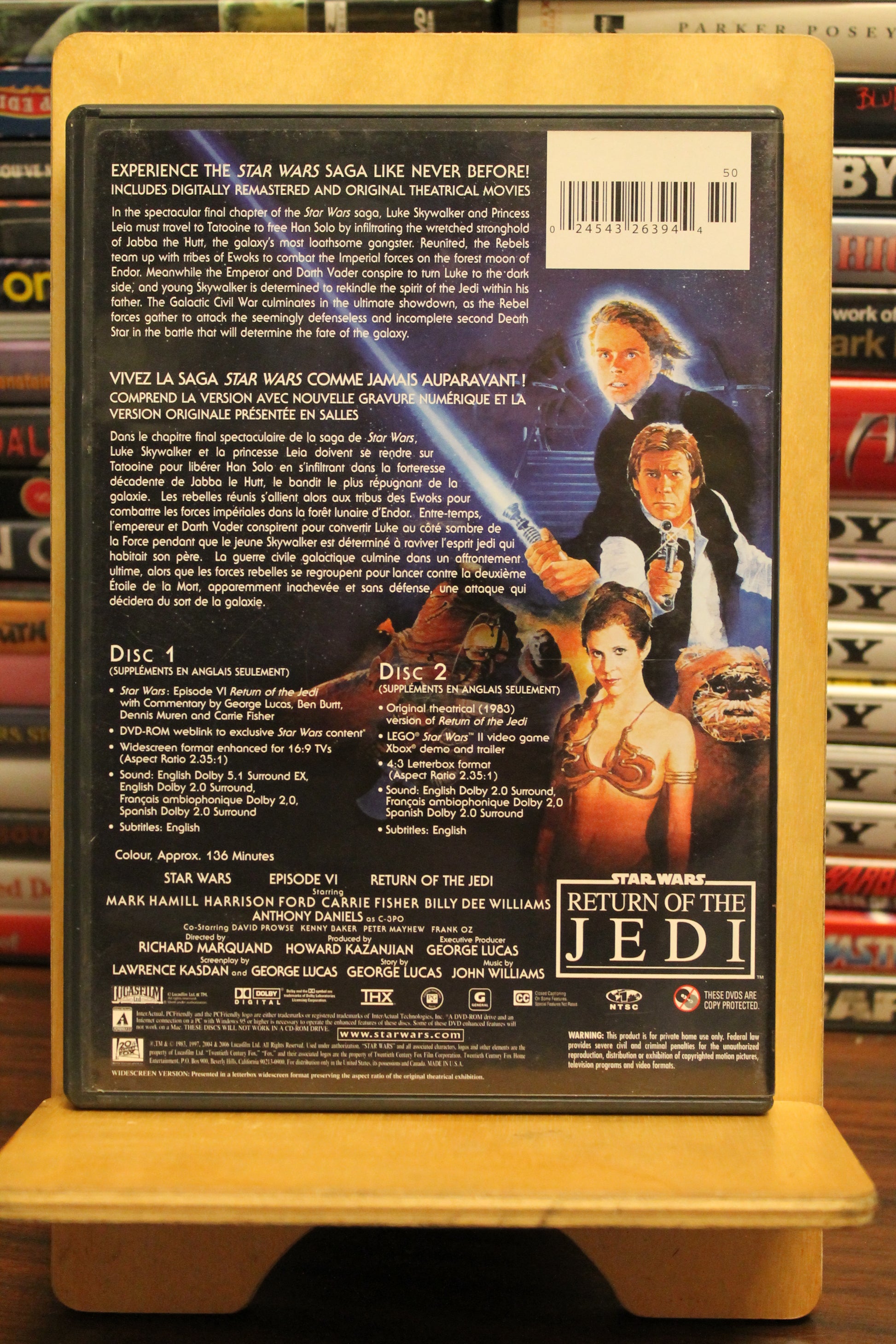 Return of the Jedi DVD