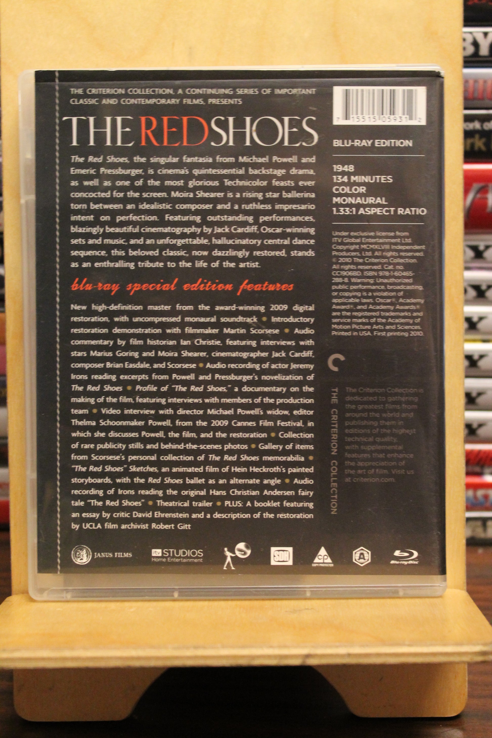 The Red Shoes Blu-ray