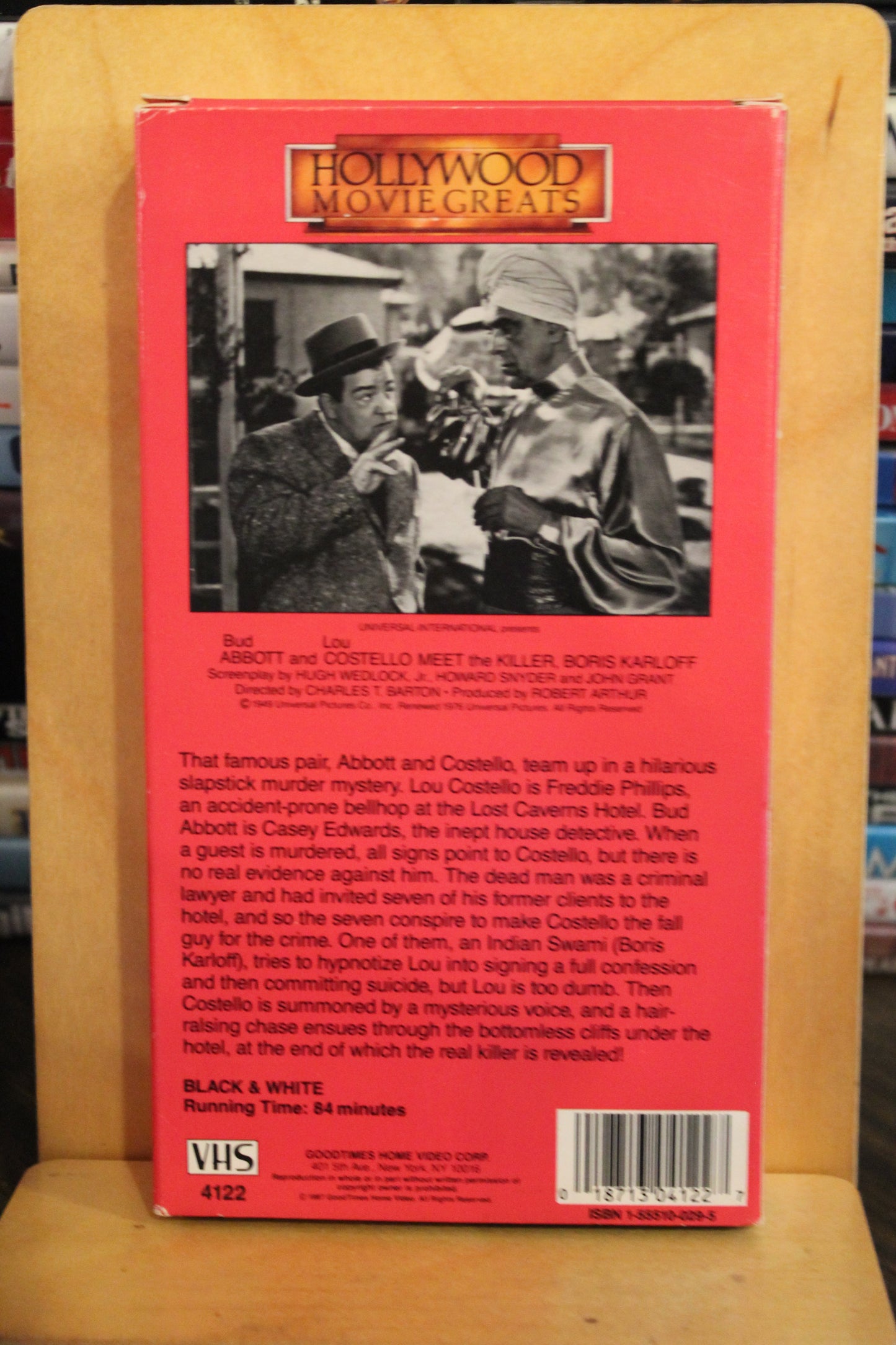 Bud Abbott and Lou Costello Meet the Killer, Boris Karloff VHS