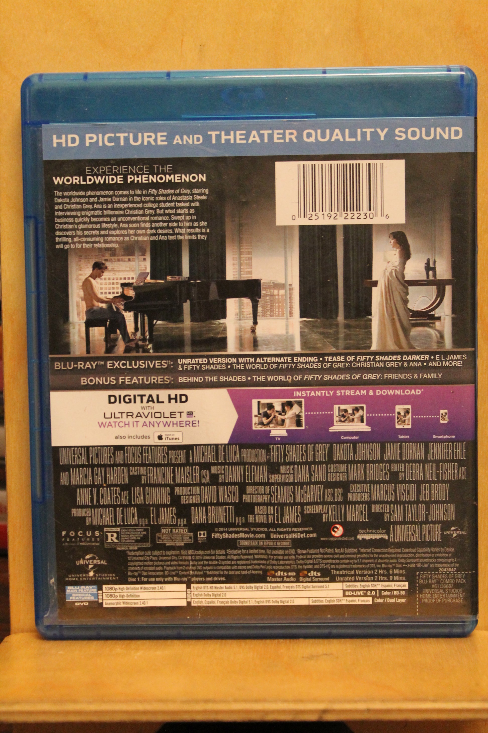 Fifty Shades of Grey Blu-ray