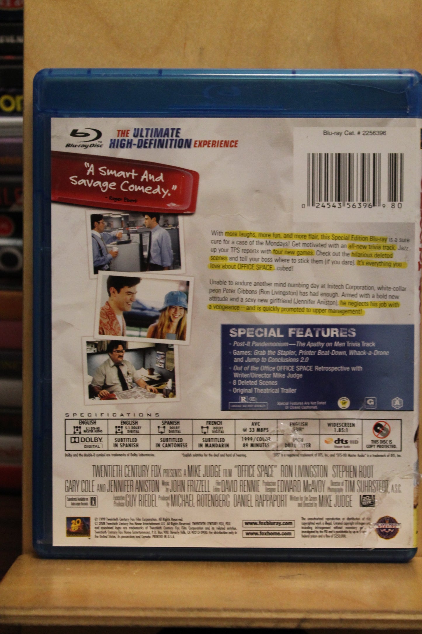 Office Space Blu-ray
