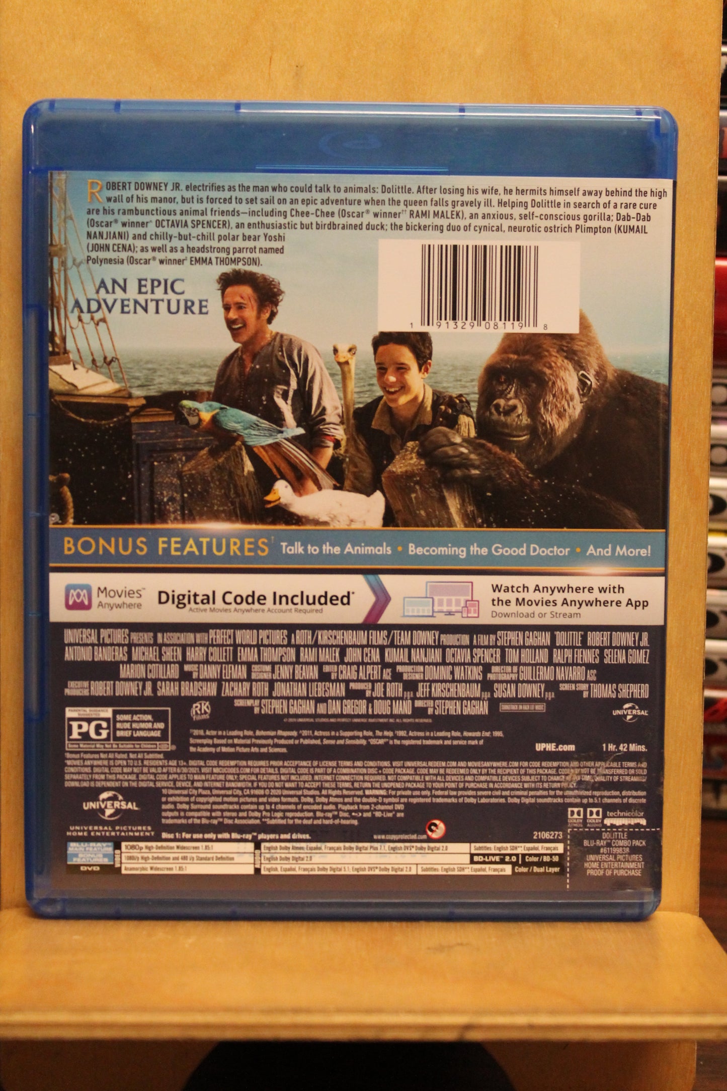 Dolittle Blu-ray