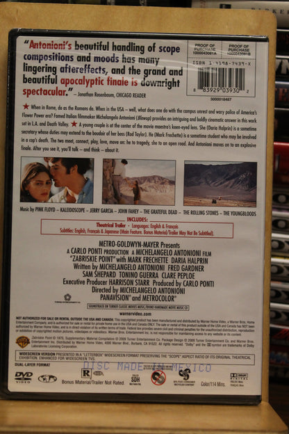Zabriskie Point DVD