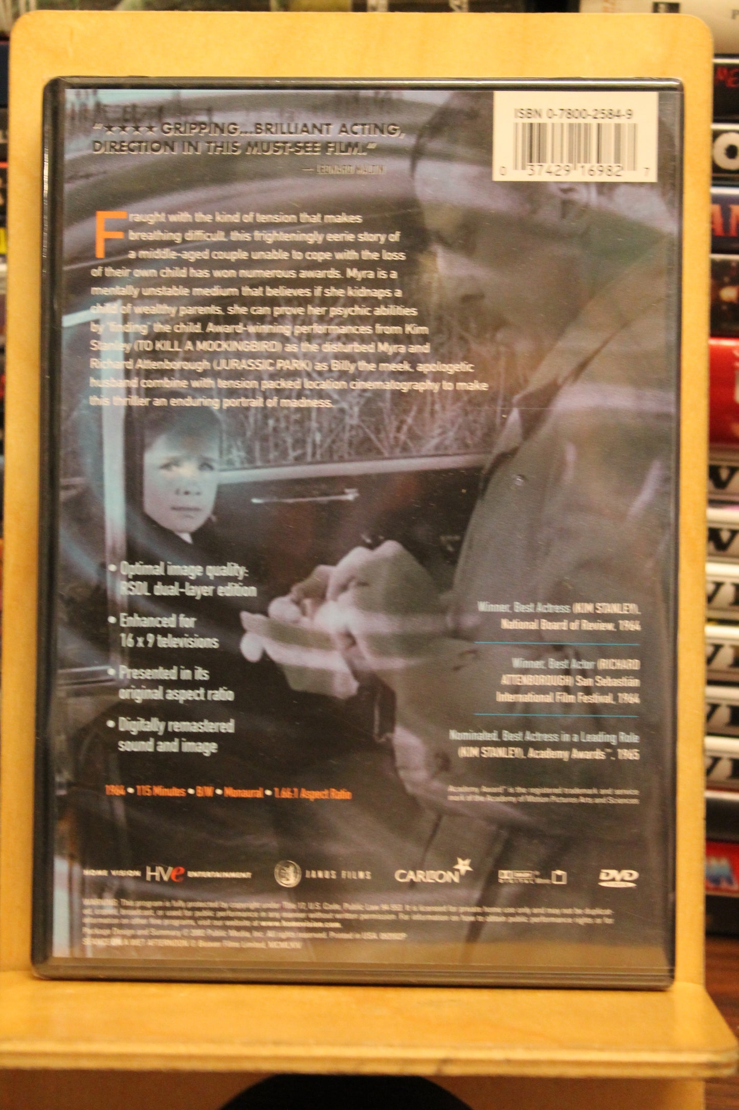 Seance on a Wet Afternoon DVD