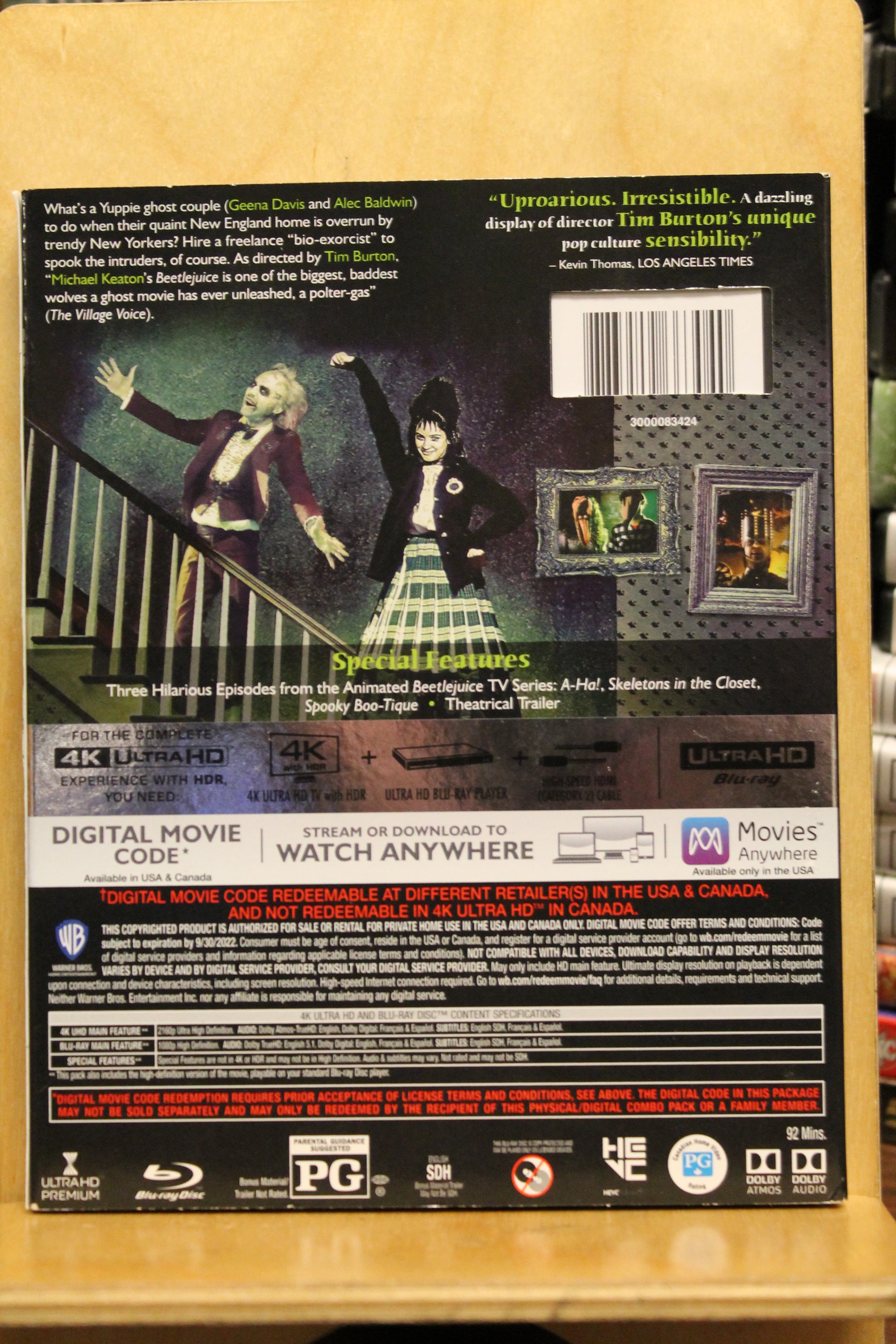 Beetlejuice 4K UHD