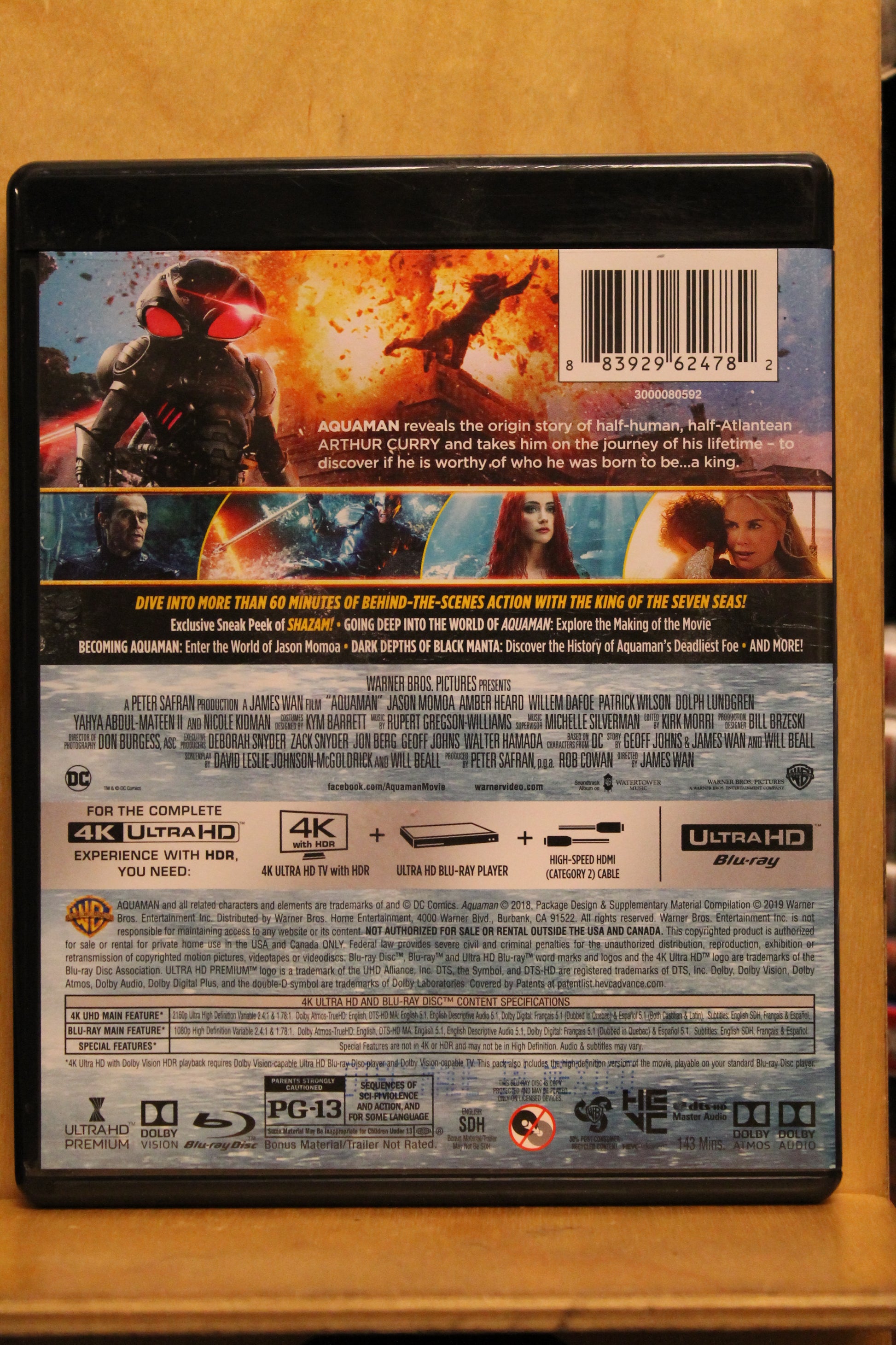 Aquaman 4K UHD