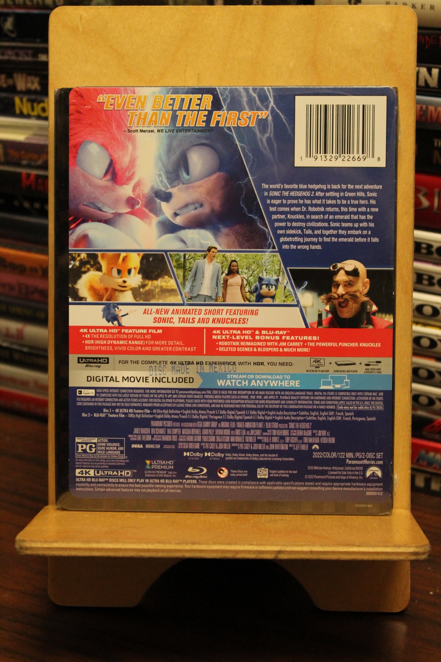 Sonic the Hedgehog 2 4K UHD