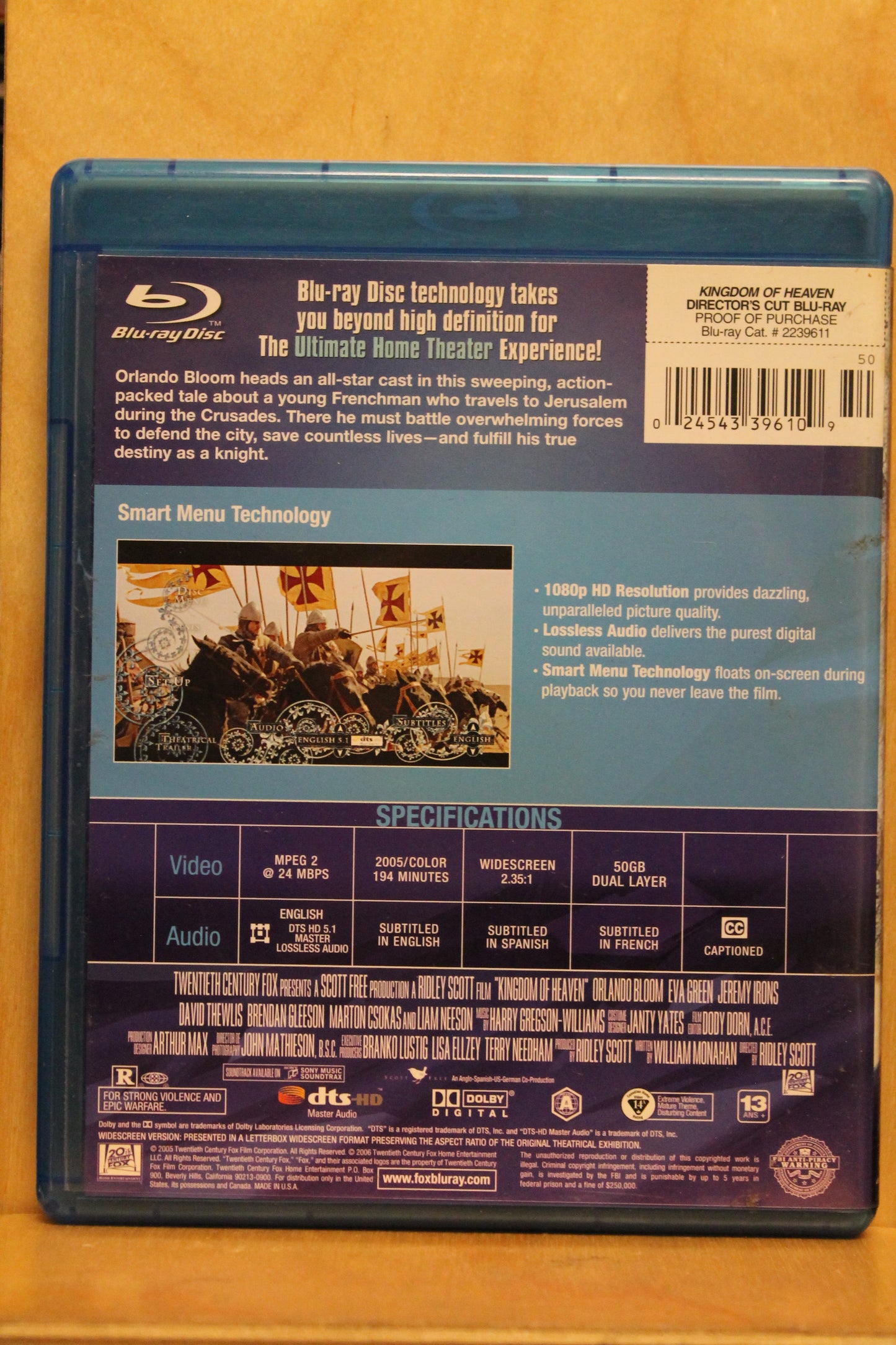 Kingdom of Heaven Blu-ray