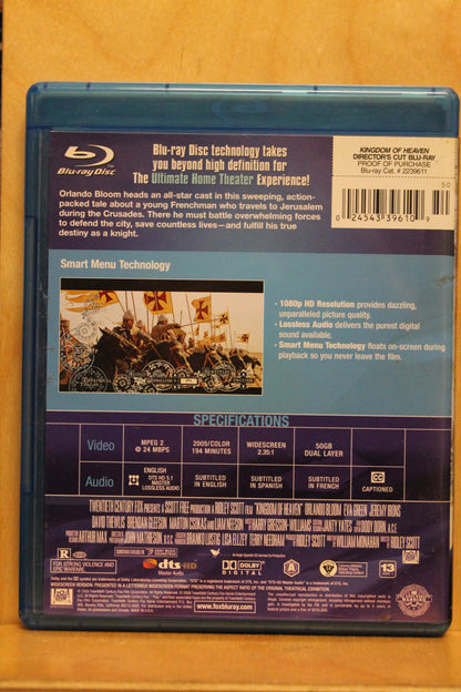 Kingdom of Heaven Blu-ray