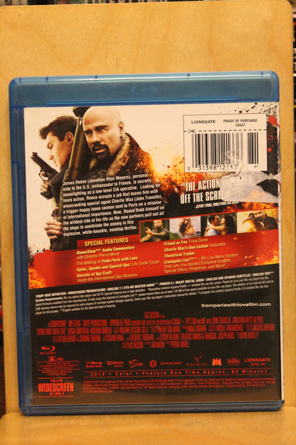 From Paris with Love Blu-ray