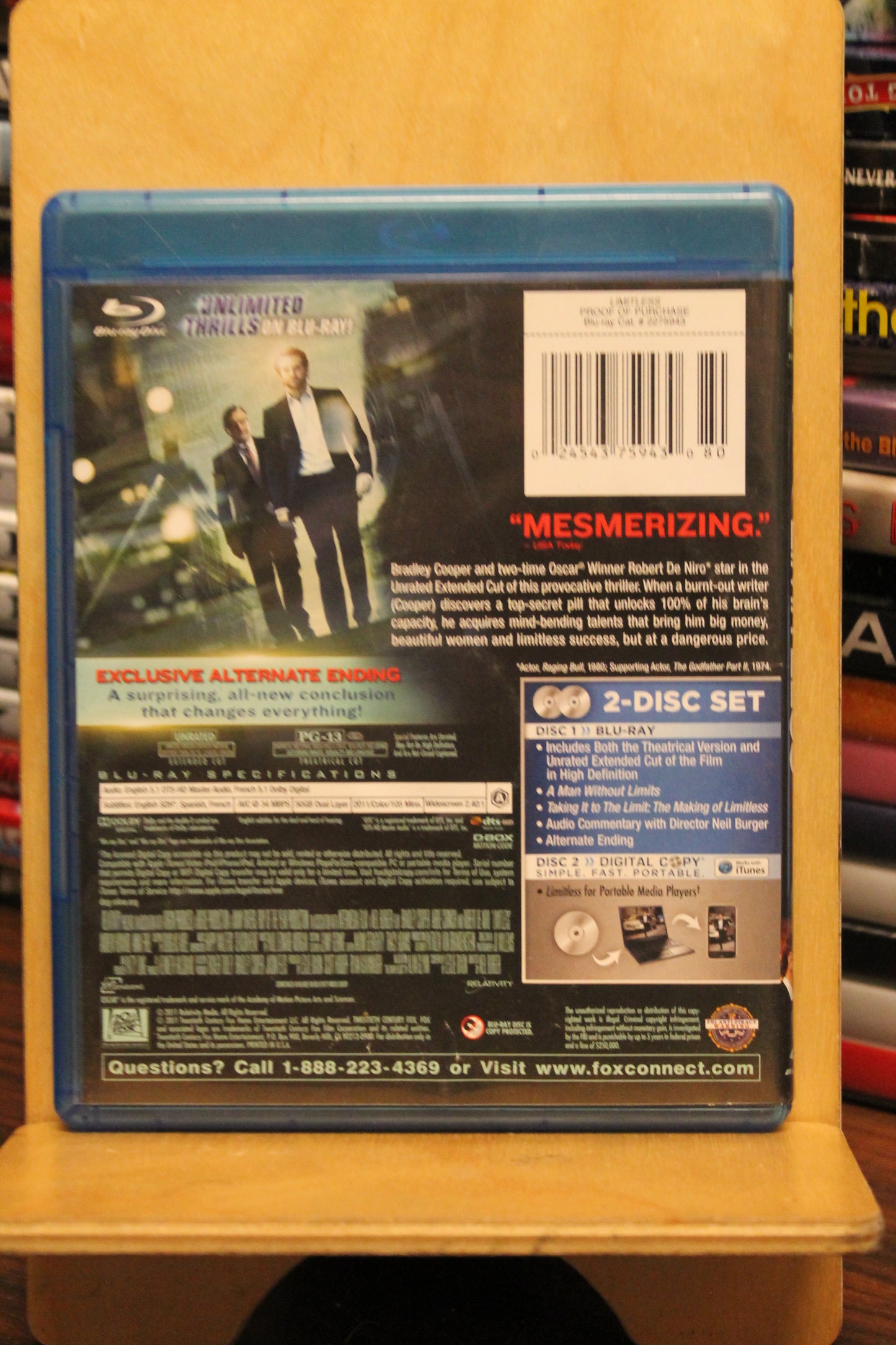 Limitless Blu-ray