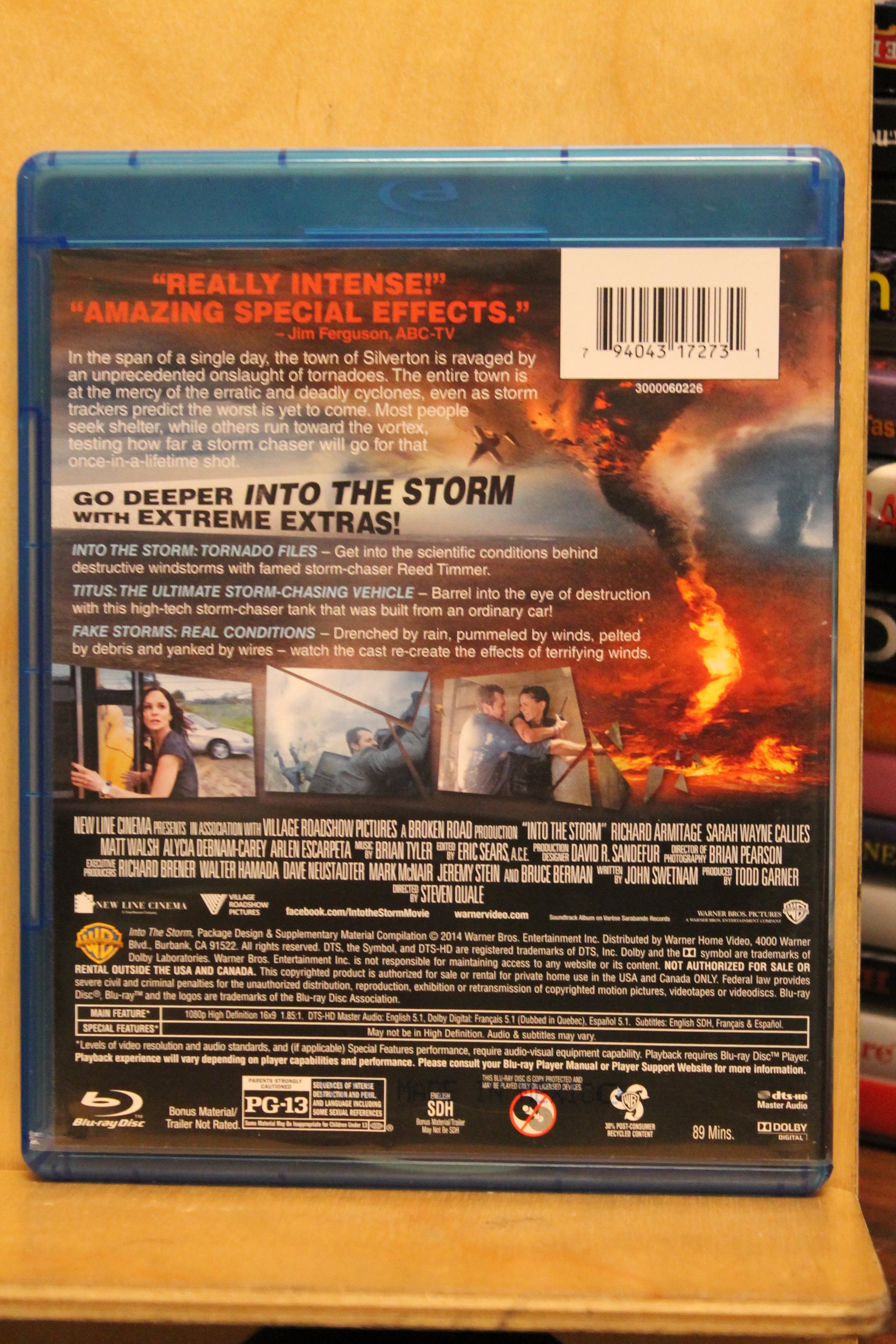 Into the Storm Blu-ray