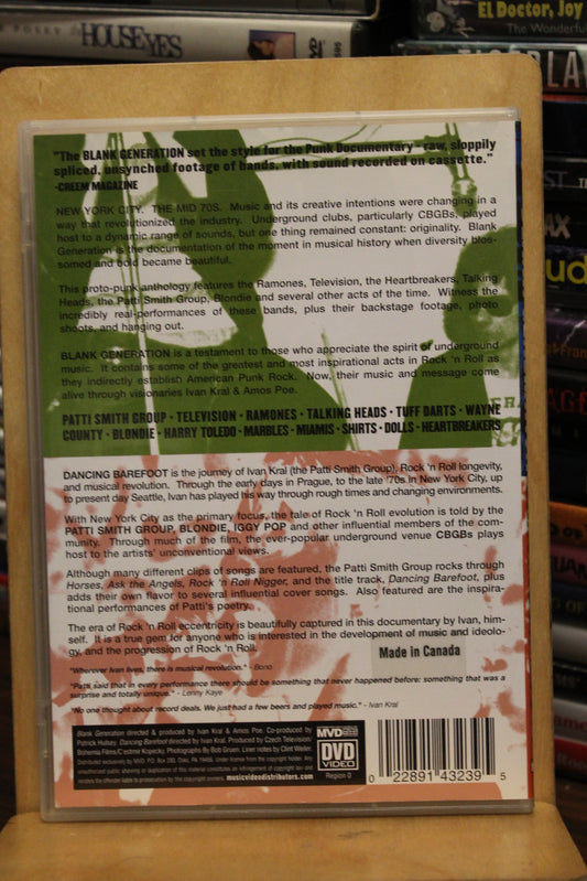 Blank Generation / Dancing Barefoot DVD