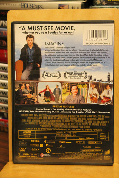 Nowhere Boy DVD