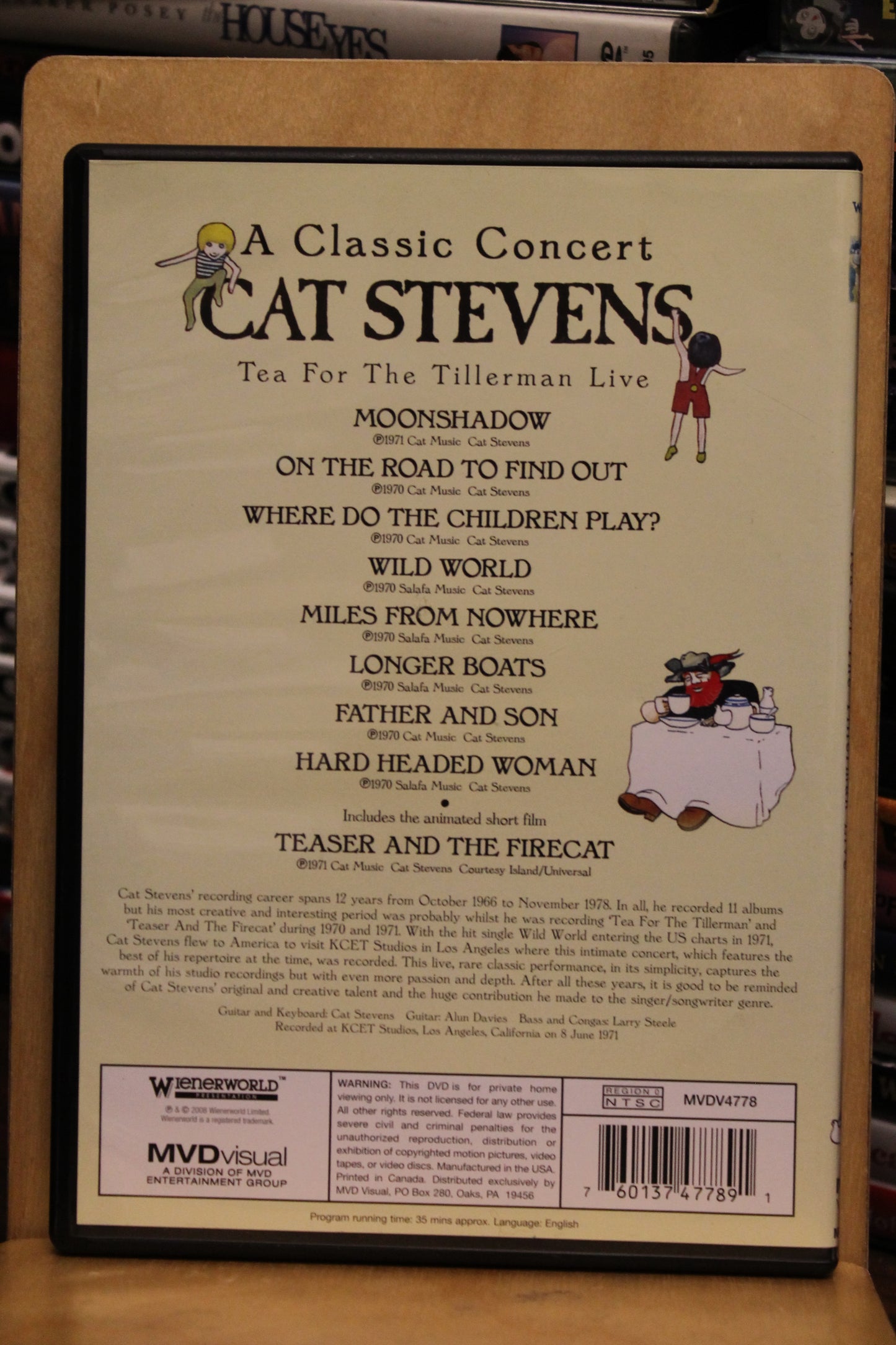 Cat Stevens: Tea For The Tillerman Live DVD