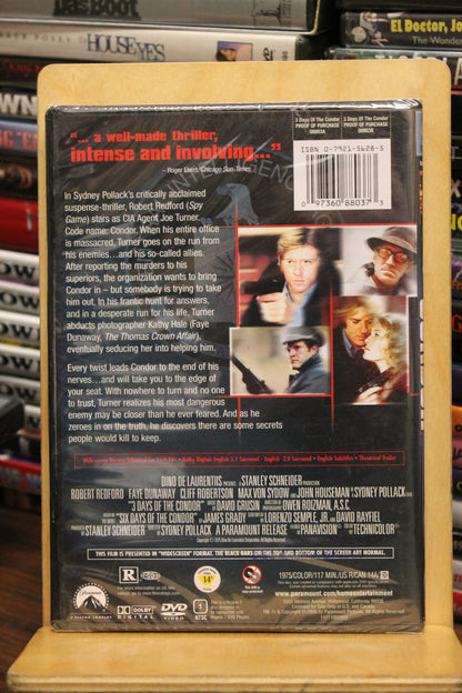 Three Days of the Condor DVD