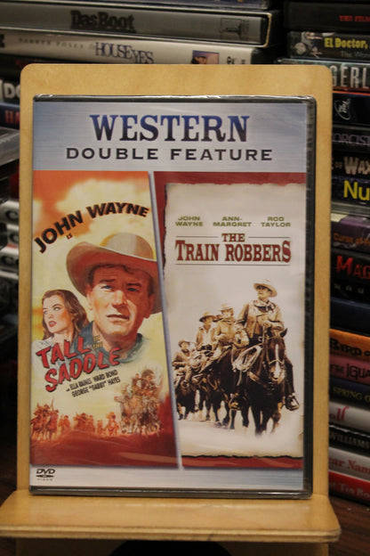 Western Double Feature: Tall in the Saddle & The Train Robbers DVD