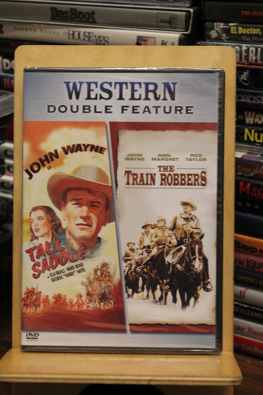 Western Double Feature: Tall in the Saddle & The Train Robbers DVD